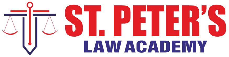 Logo ST. Peters Law Academy